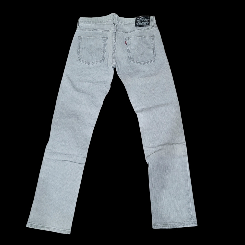 Levi's 511 Skinny Grey Jeans Size: 34x 32 - Picture 3 of 9